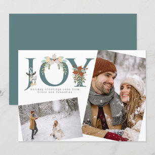 Tarjeta personalizada de fotos de navidad