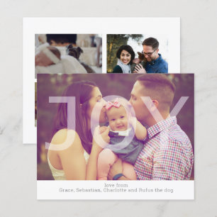 Tarjeta personalizada de fotos de Navidades de pre