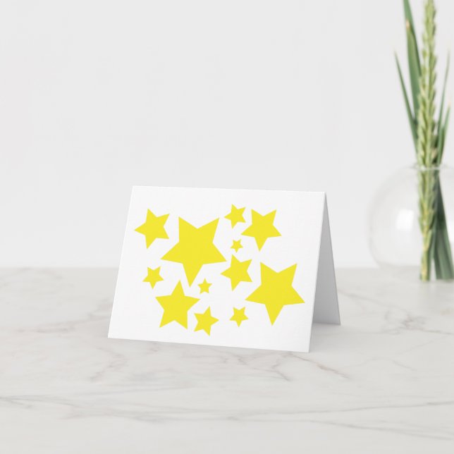 Tarjeta PERSONALIZADA de Grupo de estrellas (Anverso)