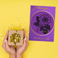 Tarjeta Personalizada de Logro de Sobriedad