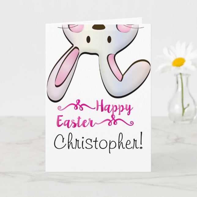 Tarjeta personalizada de Pascua para Niños (Planta pequeña)