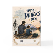 Tarjeta personalizada de regalo del Día del Padre 