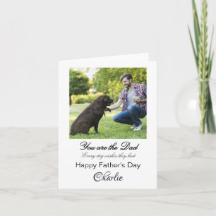 tarjeta personalizada de saludo de papá del mejor 