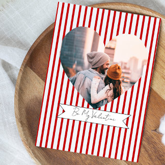 Tarjeta personalizada de San Valentín con foto de