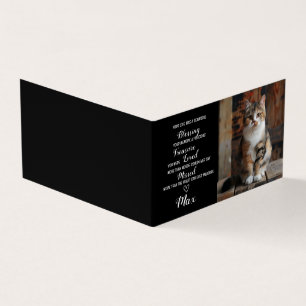 Tarjeta personalizada de simpatía para mascotas co