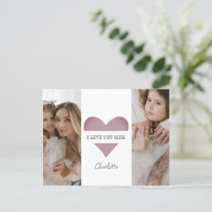 Tarjeta personalizada de 'Te amo, mamá'
