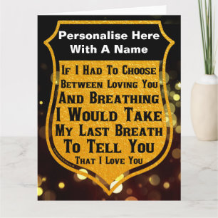 Tarjeta personalizada de Te Quiero