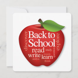 Tarjeta personalizada de vuelta a la escuela