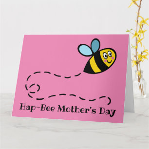 Tarjeta personalizada del Día de la Madre Abejorro