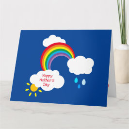 Tarjeta personalizada del Día de la Madre con clim