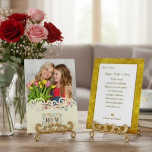Tarjeta personalizada del Día de la Madre con foto