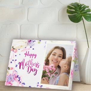 Tarjeta personalizada del Día de la Madre con foto