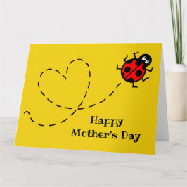 Tarjeta personalizada del Día de la Madre con mari
