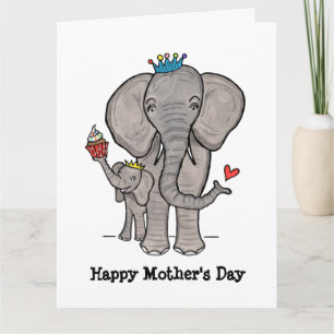 Tarjeta personalizada del Día de la Madre para ele