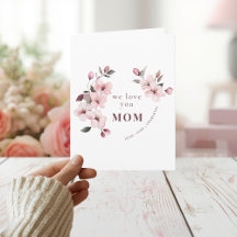 Tarjeta personalizada del Día de la Madre para Mam