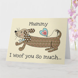 Tarjeta personalizada del Día de la Madre para per