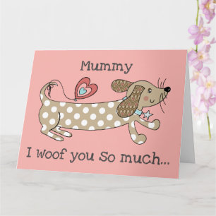 Tarjeta personalizada del Día de la Madre para per