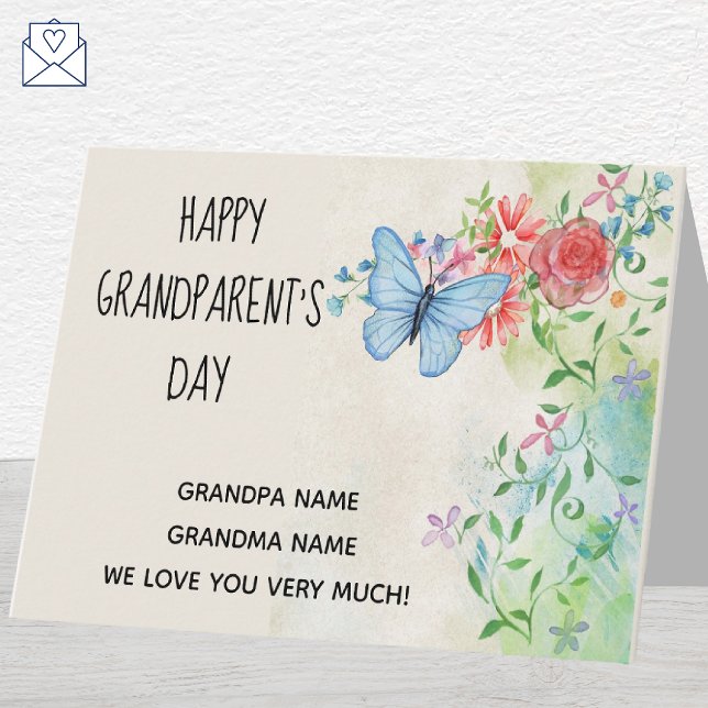 Tarjeta Personalizada del Día de los Abuelos (Subido por el creador)