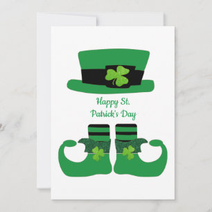 Tarjeta personalizada del Día de San Patricio con 
