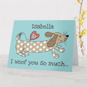 Tarjeta personalizada del día de San Valentín para