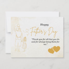 Tarjeta personalizada del día del padre