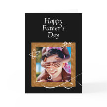 Tarjeta personalizada del Día del Padre con foto –