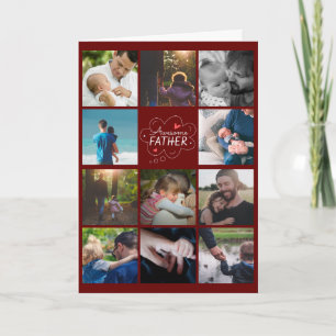 Tarjeta personalizada del Día del Padre de 11 Coll