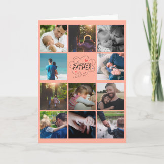 Tarjeta personalizada del Día del Padre de 11 Coll
