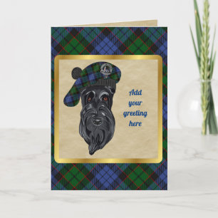 Tarjeta personalizada Fletcher Badge & Tartan