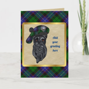 Tarjeta personalizada Galbraith Badge & Tartan