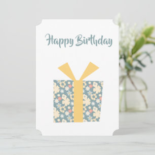 Tarjeta personalizada Happy Birthday