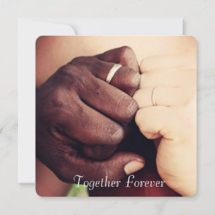 Tarjeta personalizada "Juntos para siempre" Agrega