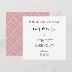 Tarjeta personalizada moderna y elegante del prime