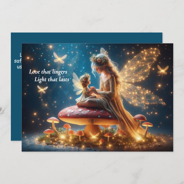 Tarjeta personalizada para el día de la madre (Anverso / Reverso)