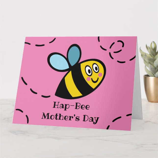 Tarjeta personalizada para el día de la madre de B (Planta pequeña)