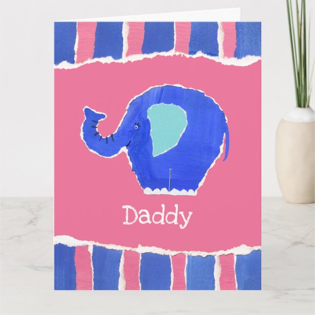 Tarjeta personalizada para el día del padre del el (Anverso)