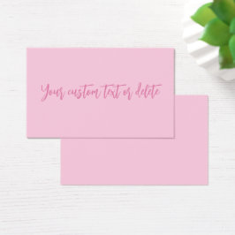 Tarjeta personalizada rosa del mes de concienciaci