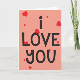 Tarjeta personalizada Te Amo