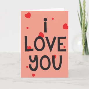 Tarjeta personalizada Te Amo