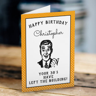 Tarjeta Personalizado 40° cumpleaños sobre la colina Graci
