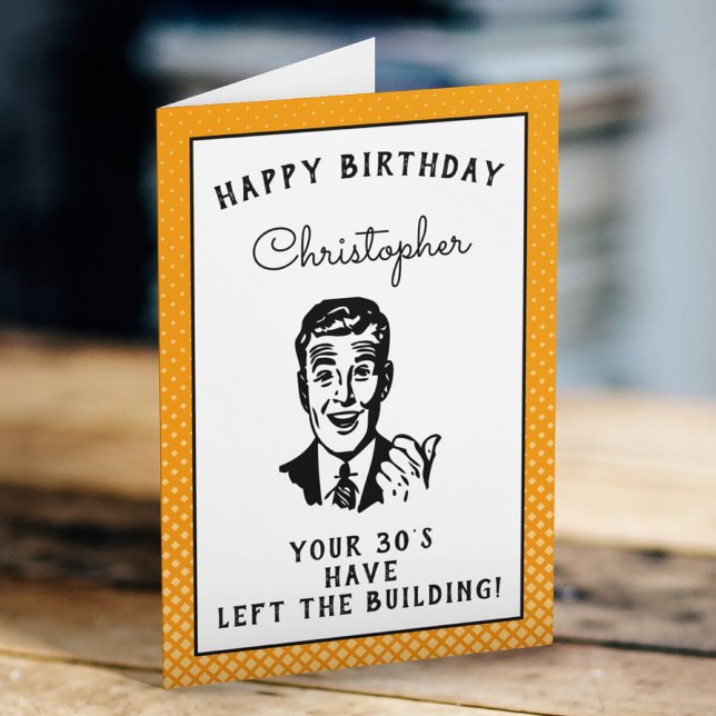 Tarjeta Personalizado 40° cumpleaños sobre la colina Graci (Subido por el creador)