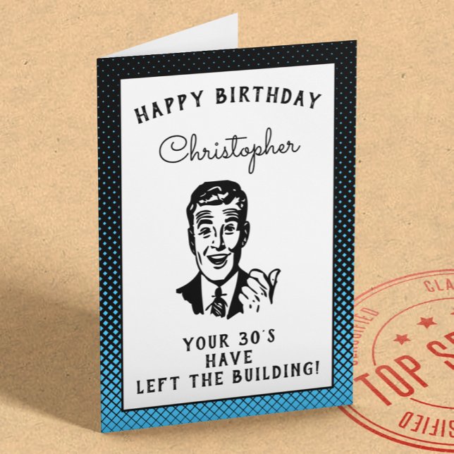 Tarjeta Personalizado 40° cumpleaños sobre la colina Graci (Subido por el creador)