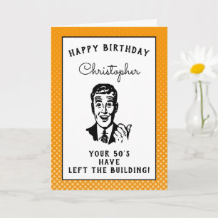 Tarjeta Personalizado 60º cumpleaños sobre la colina Graci