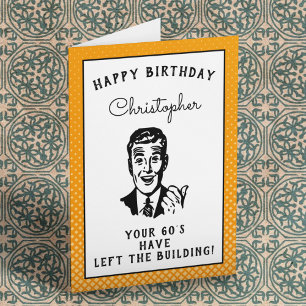 Tarjeta Personalizado 70º cumpleaños sobre la colina Graci