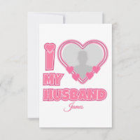 Personalizado Amo a Mi Marido - Añadir foto y nomb
