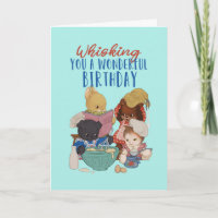 Personalizado animal lindo horneando pastelito div