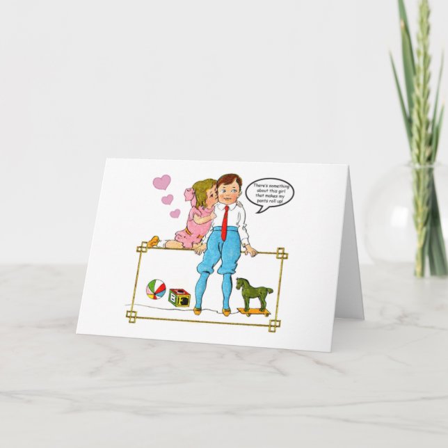 Tarjeta Personalizado Aniversario-Vintage (Anverso)