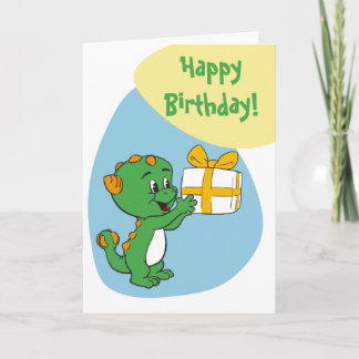 Tarjeta Personalizado Ankylosaurus Baby