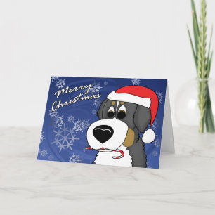 Tarjeta personalizado Bernese Mountain Navidades