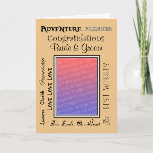 Tarjeta Personalizado Boda de fotografía: Felicitaciones p